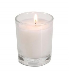 glass jar candle wax