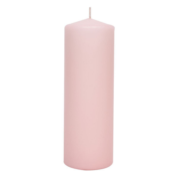 pink pillar candle (3)