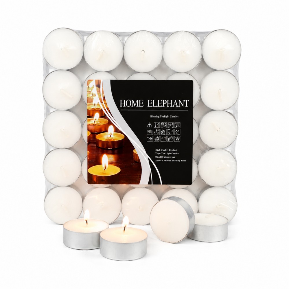 Custom packaging and private label service available tealight candle