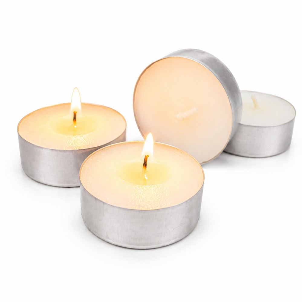 100pcs Shrink Wrapped Tea Lights China Factory