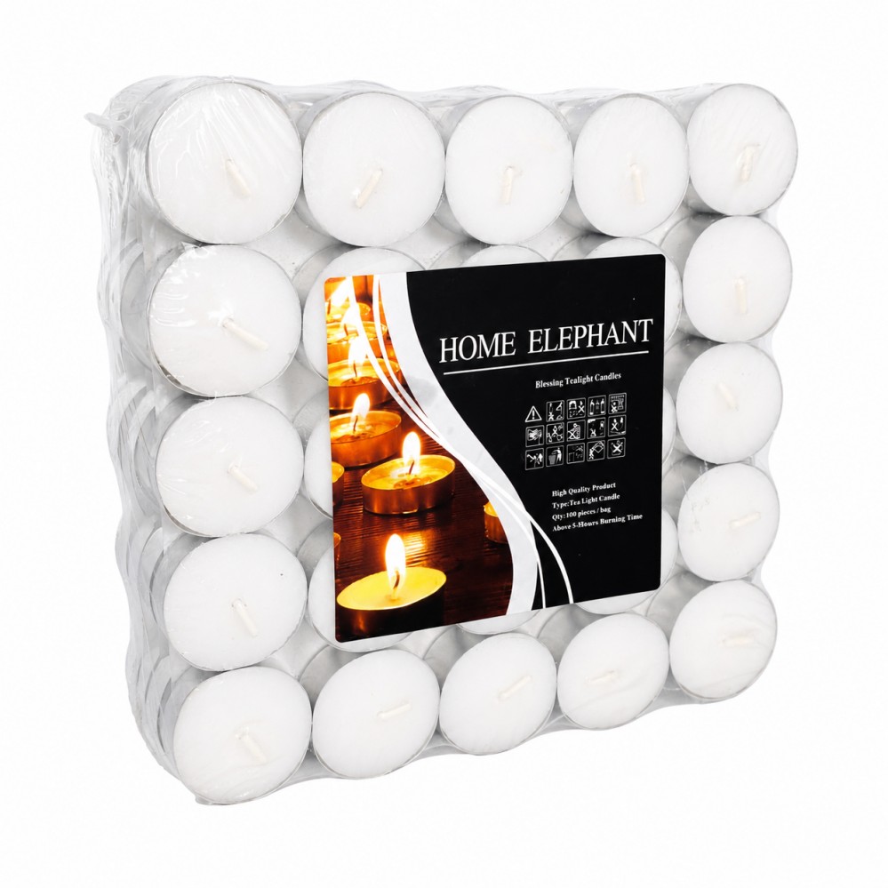 5 hour unscented tealight candles,
paraffin wax tealight candles,