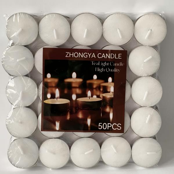 50pcs tea light candle