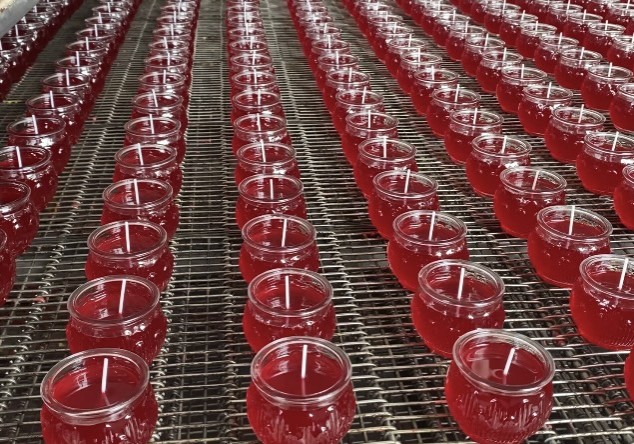 Religious candle-lotus candle