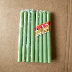 green-colored-candle