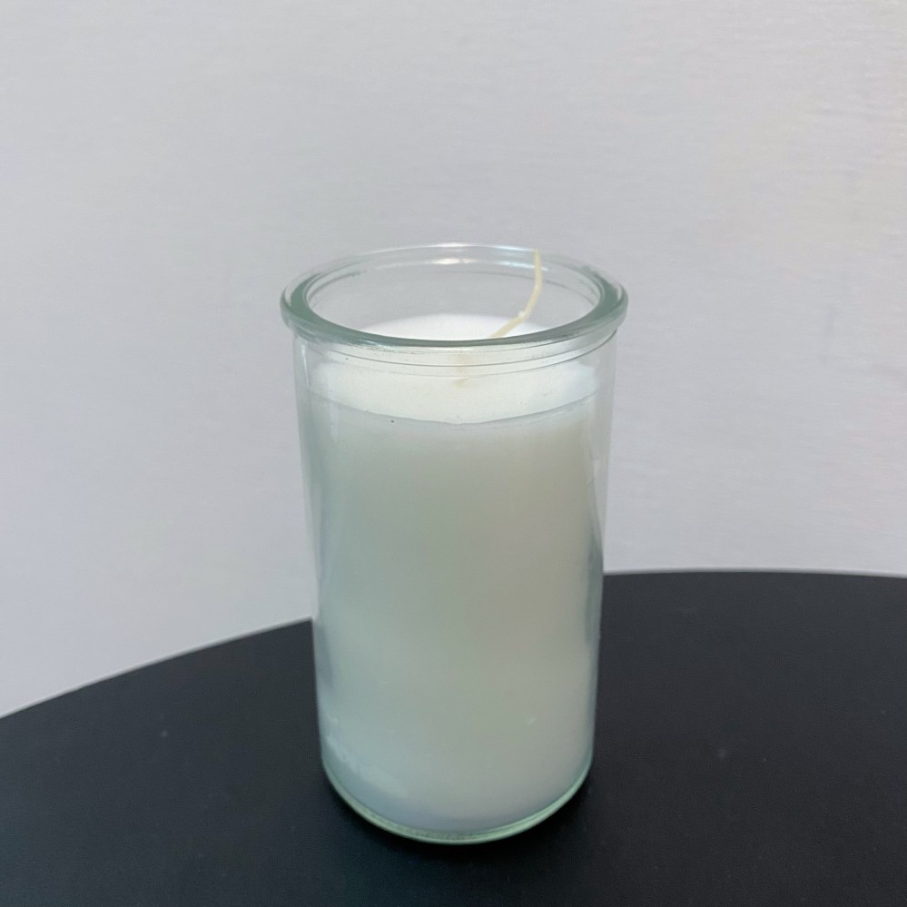 3-day burning religious candle, white utility prayer candle for spiritual ceremonies and emergency use