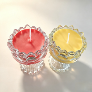 Traditional ghee wax candle for religious and ceremonial use