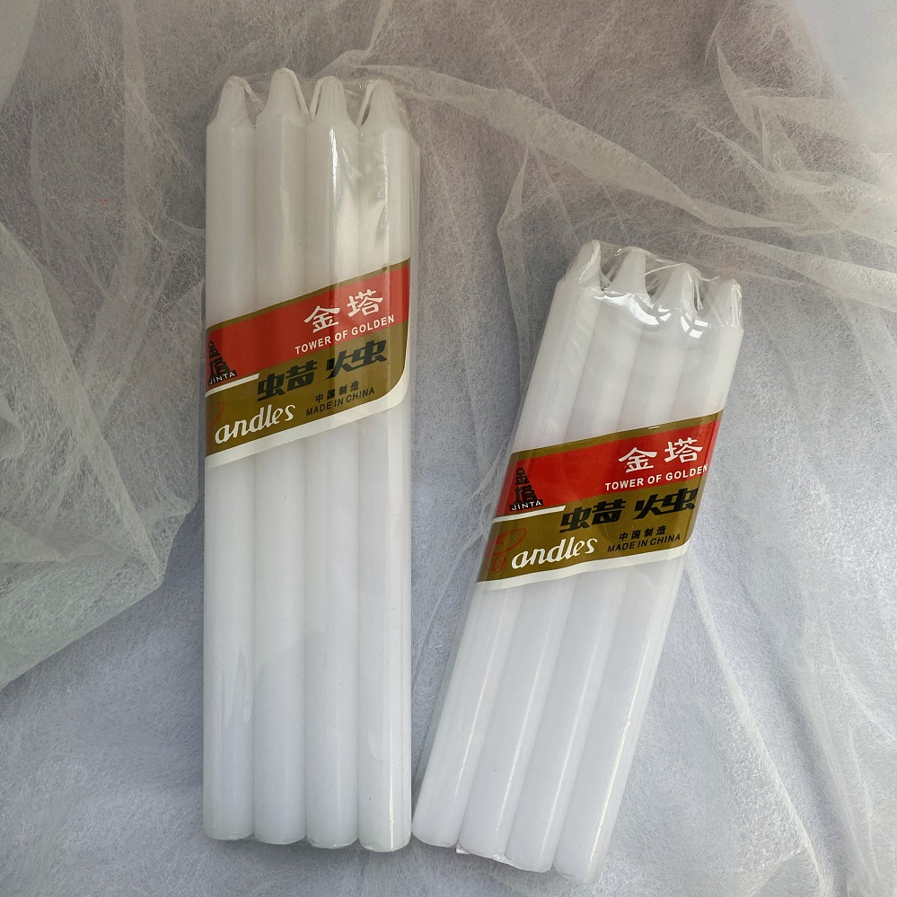 8pcs shrink wrapped candles