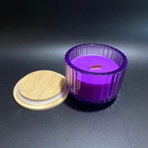 purple scented candle