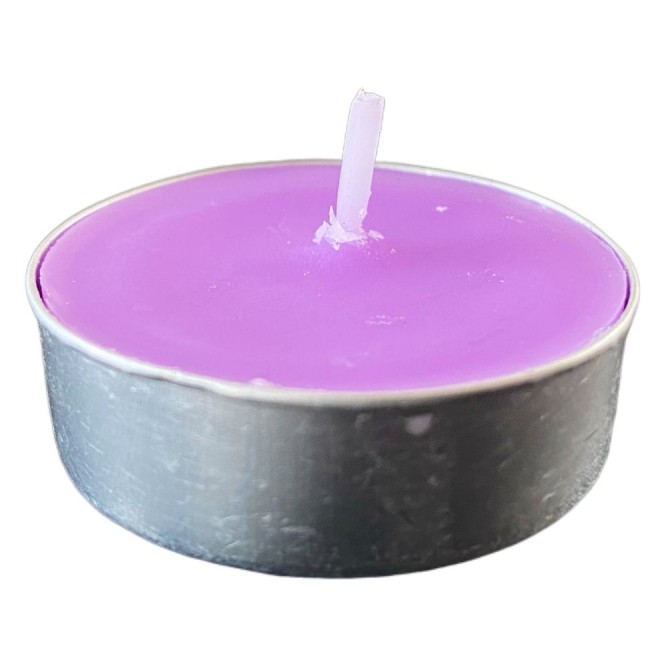 poured tealight candle