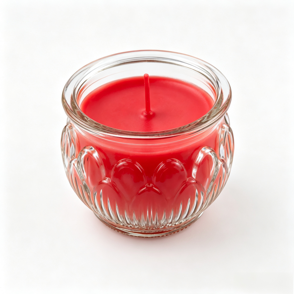 ghee wax glass jar candle